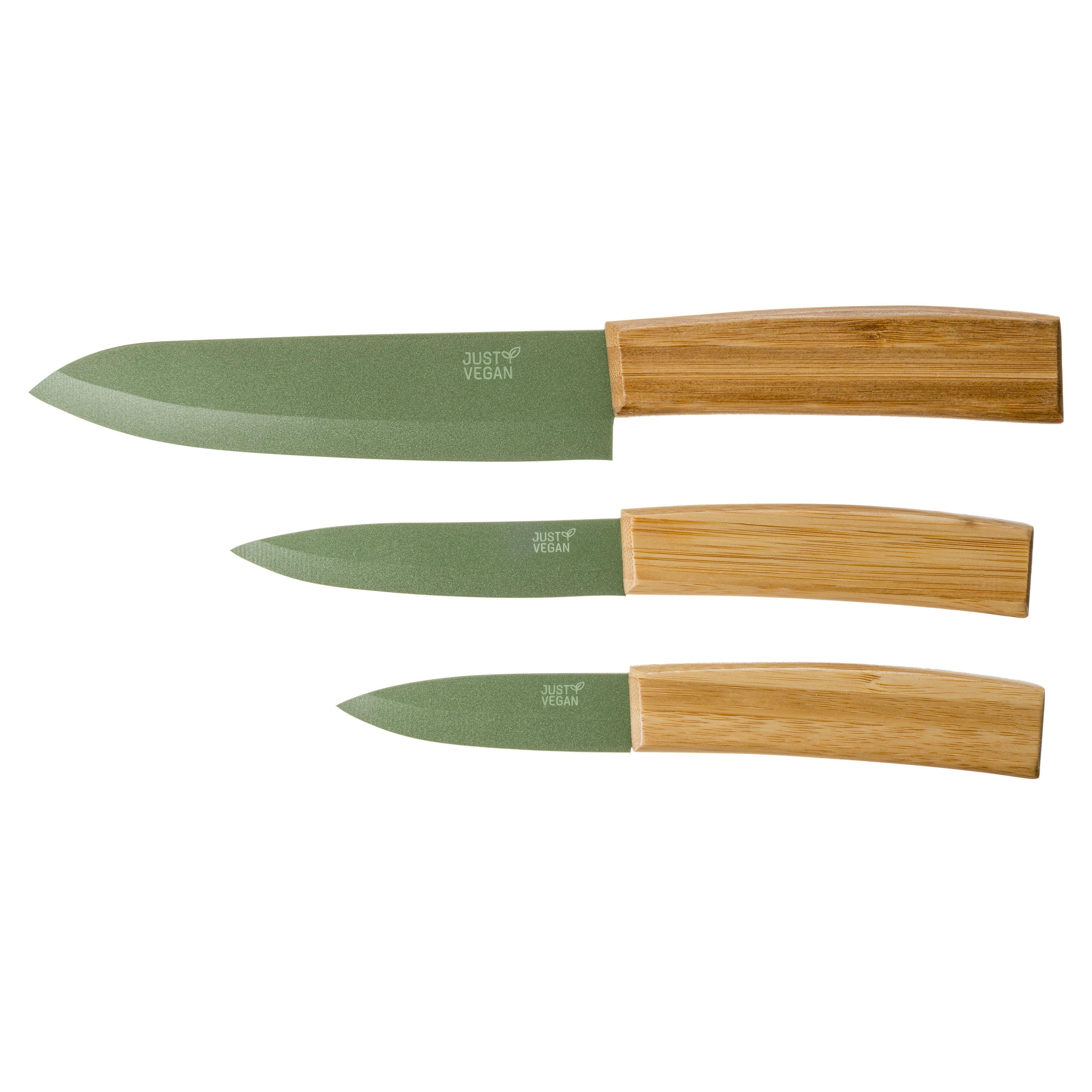 JUST VEGAN Messer-Set 3-tlg