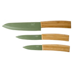 Load image into Gallery viewer, JUST VEGAN Ceramic knife set 3pcs
