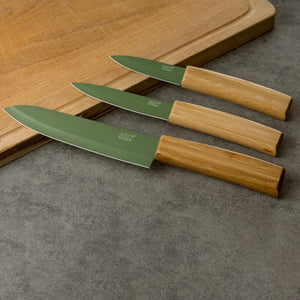 JUST VEGAN Messer-Set 3-tlg