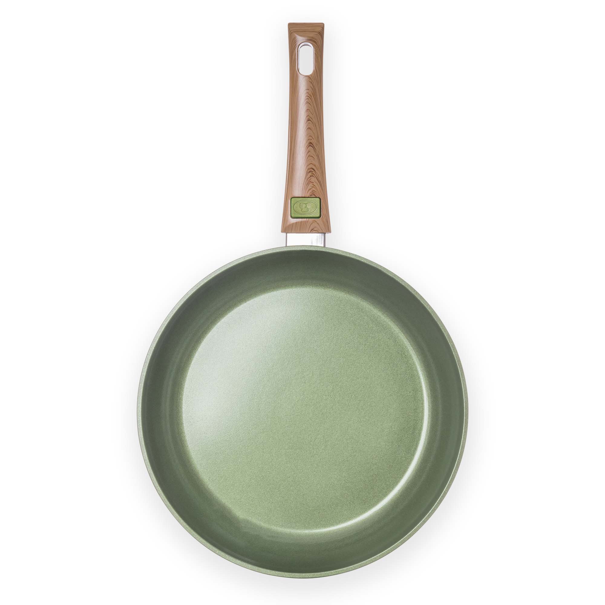 JUST VEGAN Aluminium Pfanne mit abnehmbarem Griff 3er Set