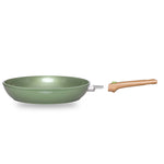 Load image into Gallery viewer, JUST VEGAN Aluminium Pfanne mit abnehmbarem Griff 3er Set
