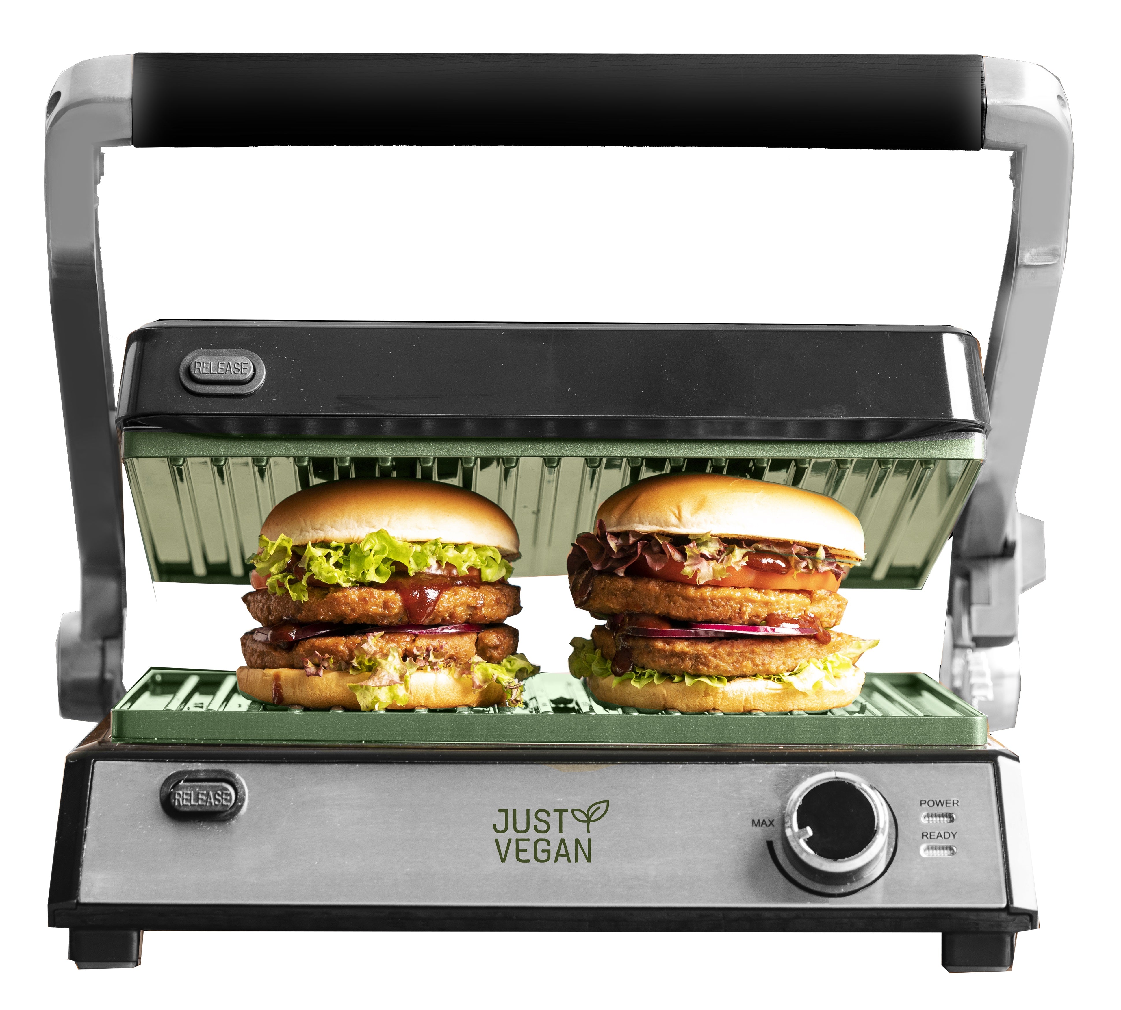 JUST VEGAN Aktions-Set Air Fryer + BBQ-Kontakgrill