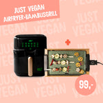Lade das Bild in den Galerie-Viewer, JUST VEGAN Aktions-Set Air Fryer + Bambusgrill - Just-Vegan.de

