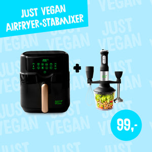 JUST VEGAN Aktions-Set Air Fryer + Stabmixer 6in1 - Just-Vegan.de
