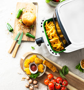 JUST VEGAN Aktions-Set Air Fryer + BBQ-Kontakgrill