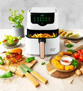JUST VEGAN Aktions-Set Air Fryer + BBQ-Kontakgrill