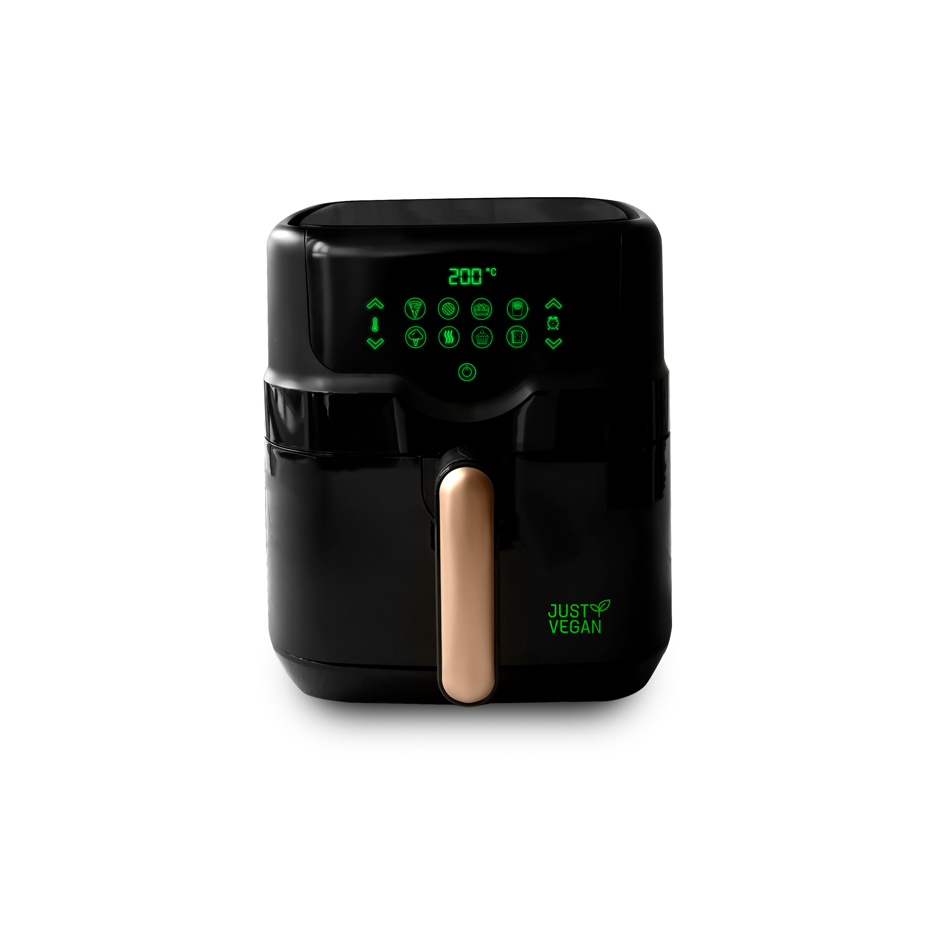 JUST VEGAN Aktions-Set Air Fryer + 3er Pfannenset