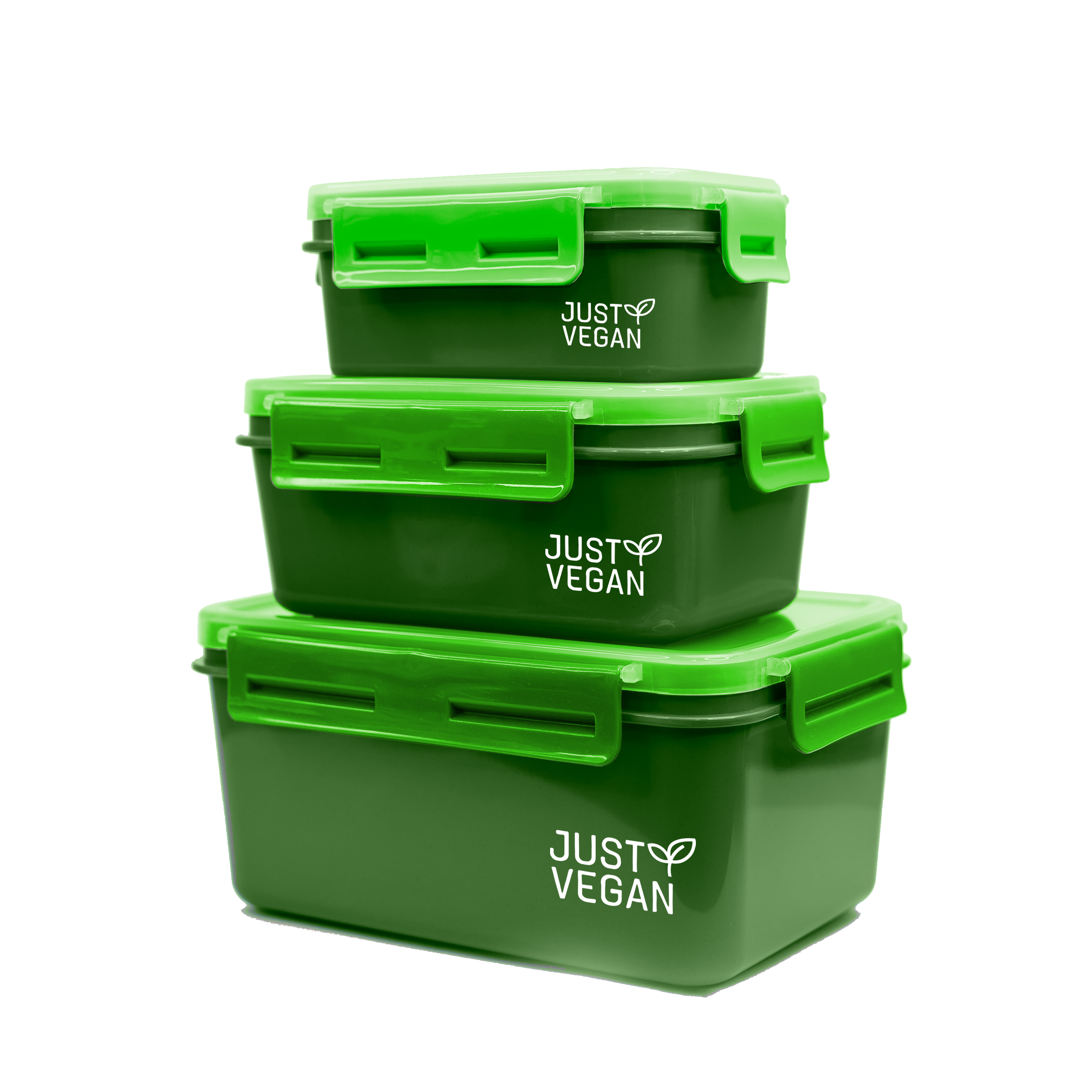 JUST VEGAN food storage containers 3 pcs. Set
